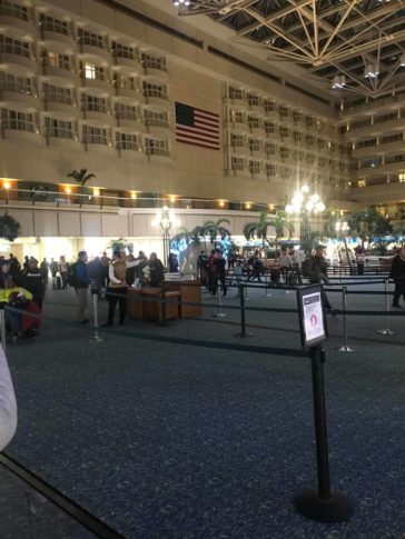 American Flag at Orlando Airport